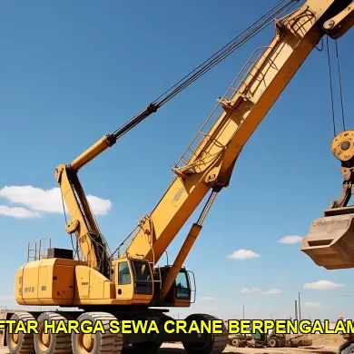 Daftar Harga Sewa Crane untuk Proyek Konstruksi Anda